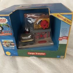 RARE Thomas & Friends Wooden Railway Cargo Transfer Station NIB