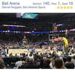 Nuggets Banner Ring Night 10/24 Vs Lakers 