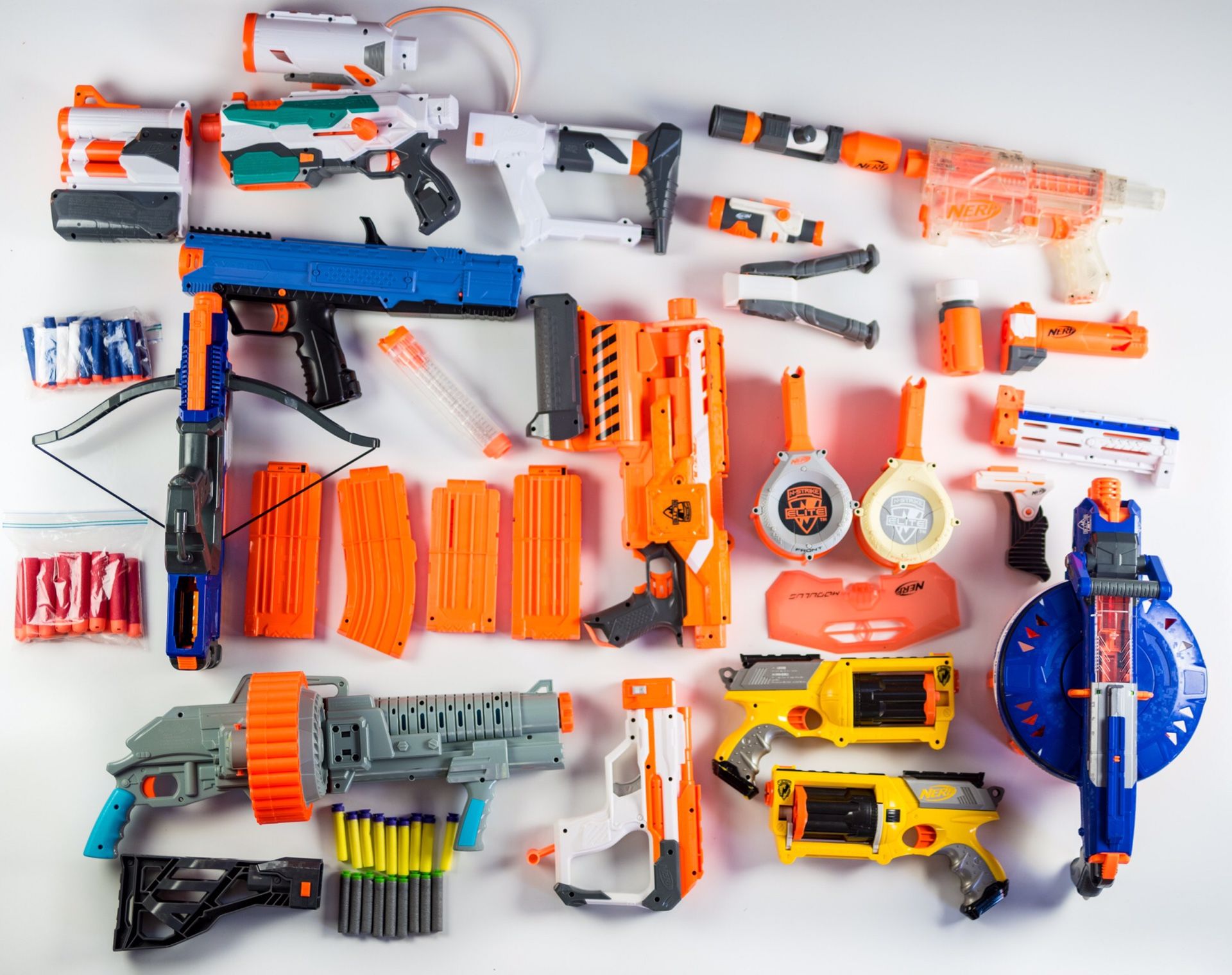 Nerf gun arsenal!