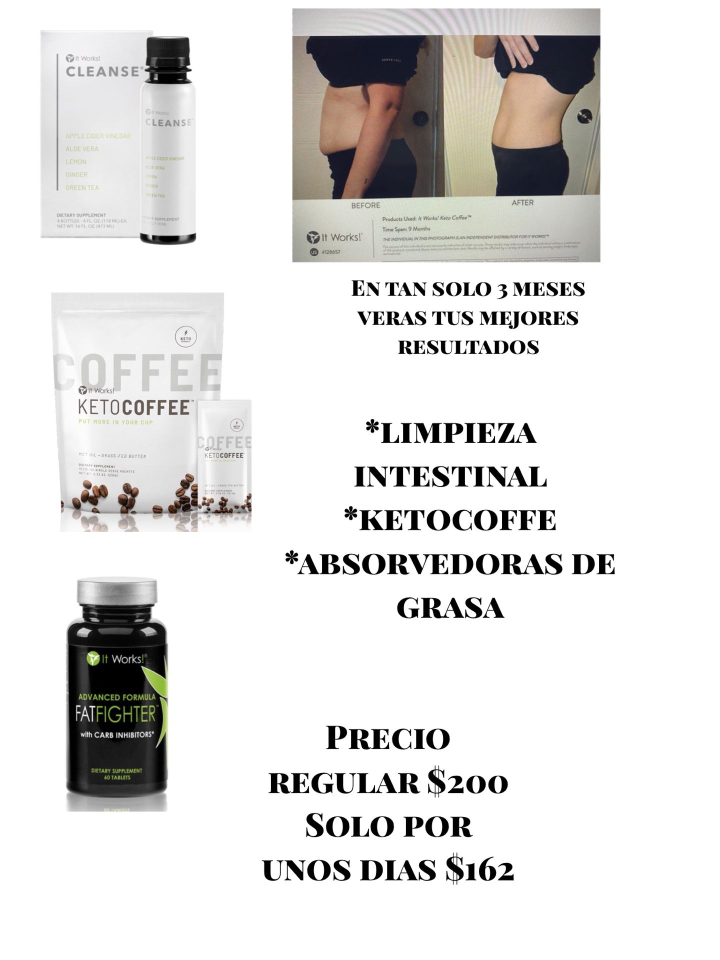 Producto para bajar de peso también tenemo producto de belleza