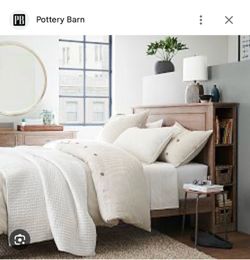 Full size Pottery Barn Storage Bed
