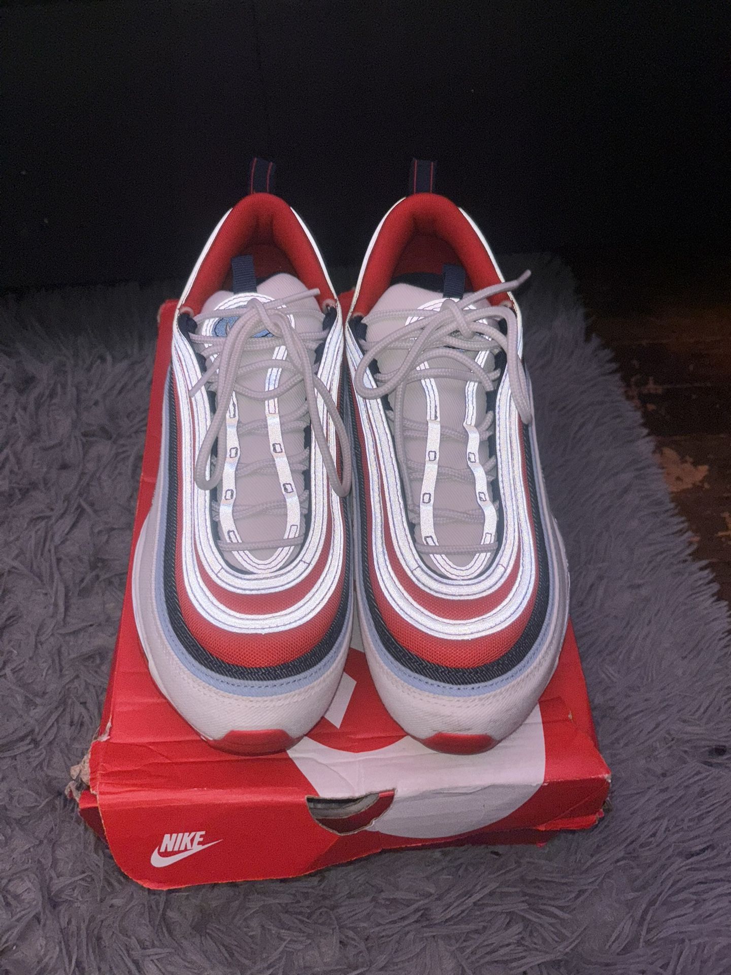 Nike Air Max 97 Chile Red/White/Psychic Blue/Metallic Silver