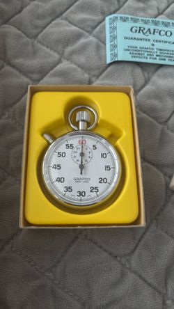 Vintage Grafco Stopwatch