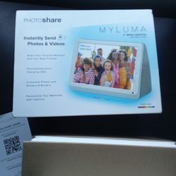 photo share my.luma. 7' lightning wifi smart fram