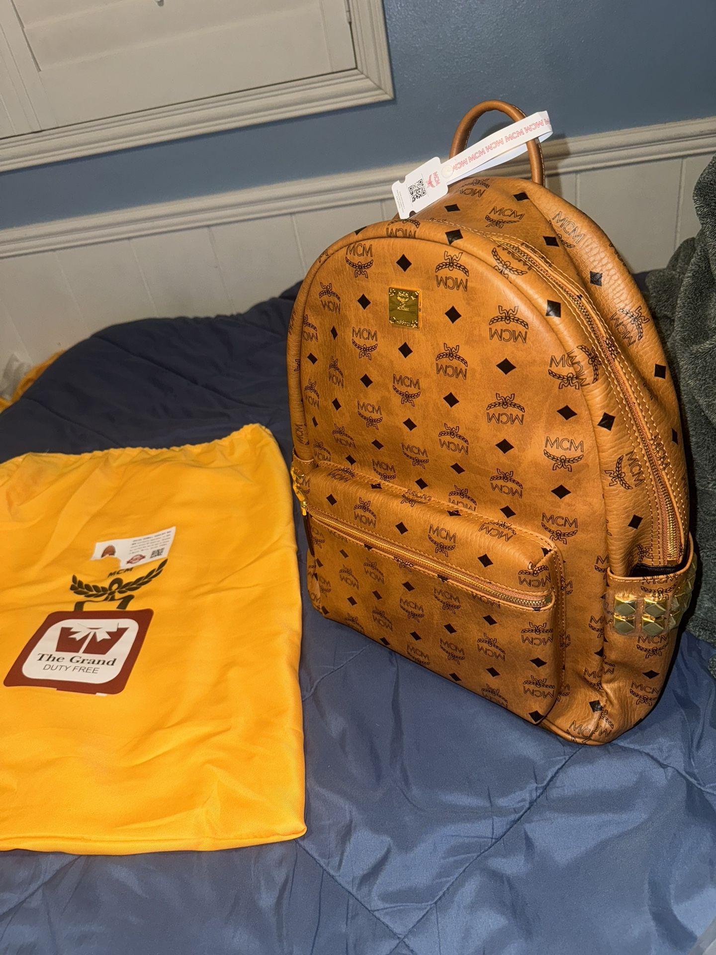 Mcm Backpack authentic Worn Couple Times Still In Brand New Condition Read Description