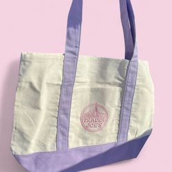 Trader Joe’s Large Purple Tote Bag