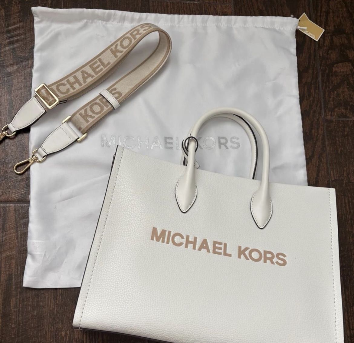 Micheal Kors Mirella Medium Leather Tote