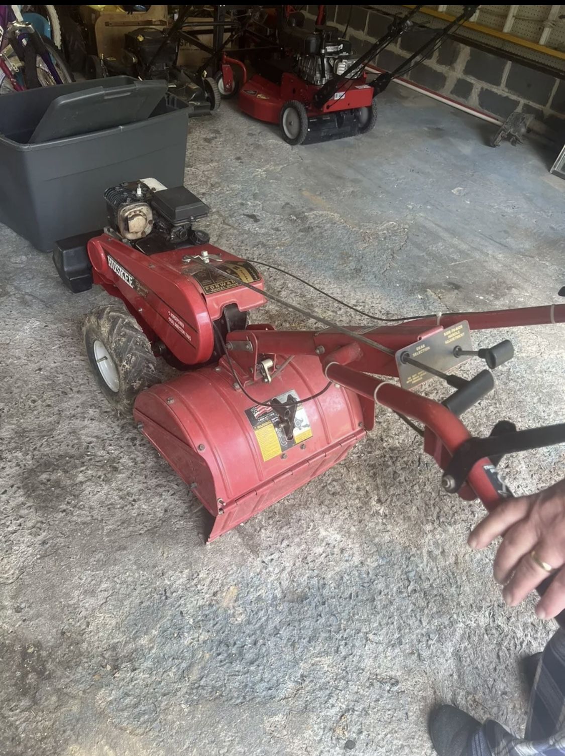 Huskee Premium Series Dual Direction Rear Tine Tiller