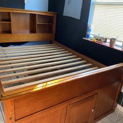 Full Size Wooden Bed Frame 