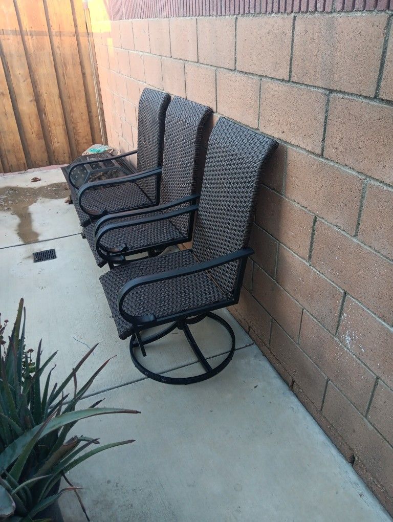 Patio Set With Firepit