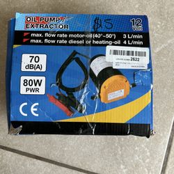 OIL PUMP / EXTRACTOR