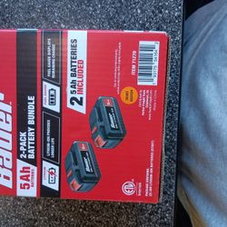 BAUER 2 PK 20V 5AH BATTERIES 