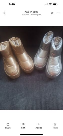 Women’s Or Juniors Size 7 Booths Both $80 OBO