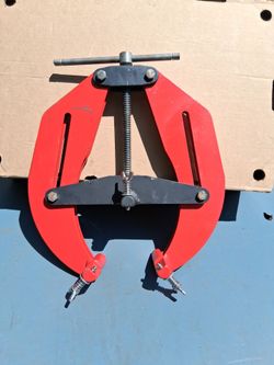 Pipe clamp. 5" -  12"  B. &  B