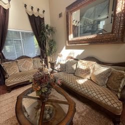 Sofa, Loveseat, Coffee Table and Rug