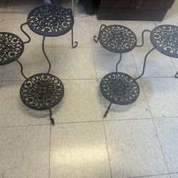  Plant Holders - Wrought Iron 