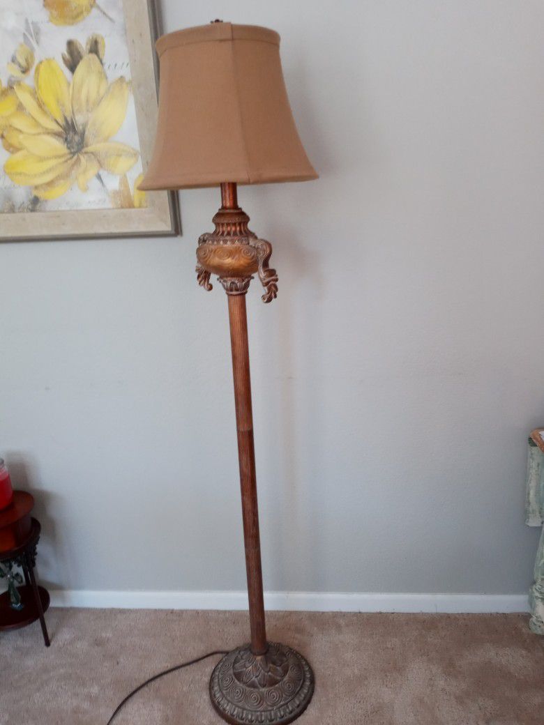Tall Antique Stand Up Lamp