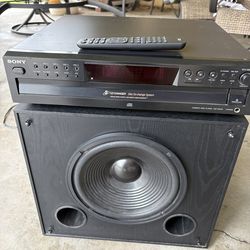 7 Pc Klipsch Speakers With KLH Subwoofer Trade for weights and lift equipment