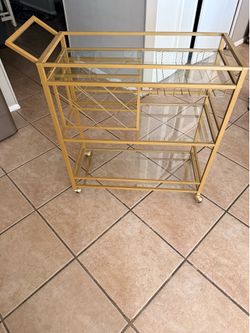 Gold Bar Cart