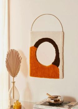 Urban Outfitters New Carrie Orange Mirror