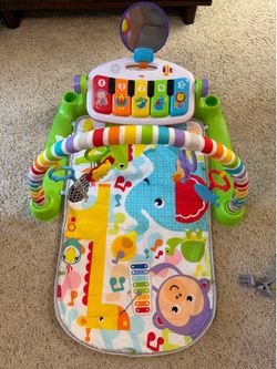 Fisher Price Purple Monkey Play Mat & Baby Einstein Piano
