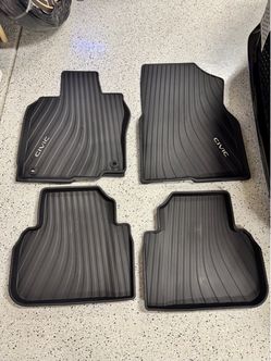 Open Box Genuine OEM Honda All Weather Floor Mats for 2022-2026 Civic