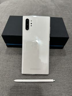 Samsung Galaxy Note10 + White 256 GB Unlocked Excellent Condition