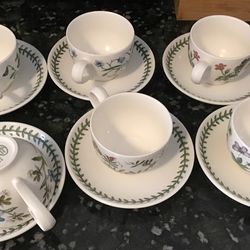 6 Portmerion Cups -England
