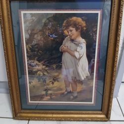 Needs To Go! Little Girl Painting