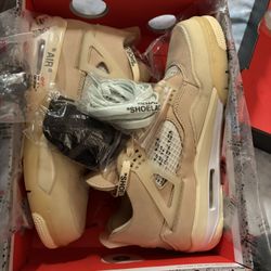 Jordan 4 Sp “OFF WHITE”  Size 11 