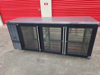 double sided commercial refrigerator