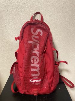 Red backpack supreme