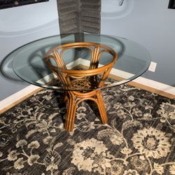 Tommy Bahama Glass Table