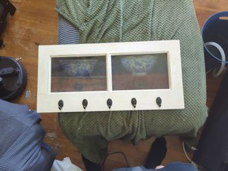 Wall-Mounted Coat Rack with Double Frame