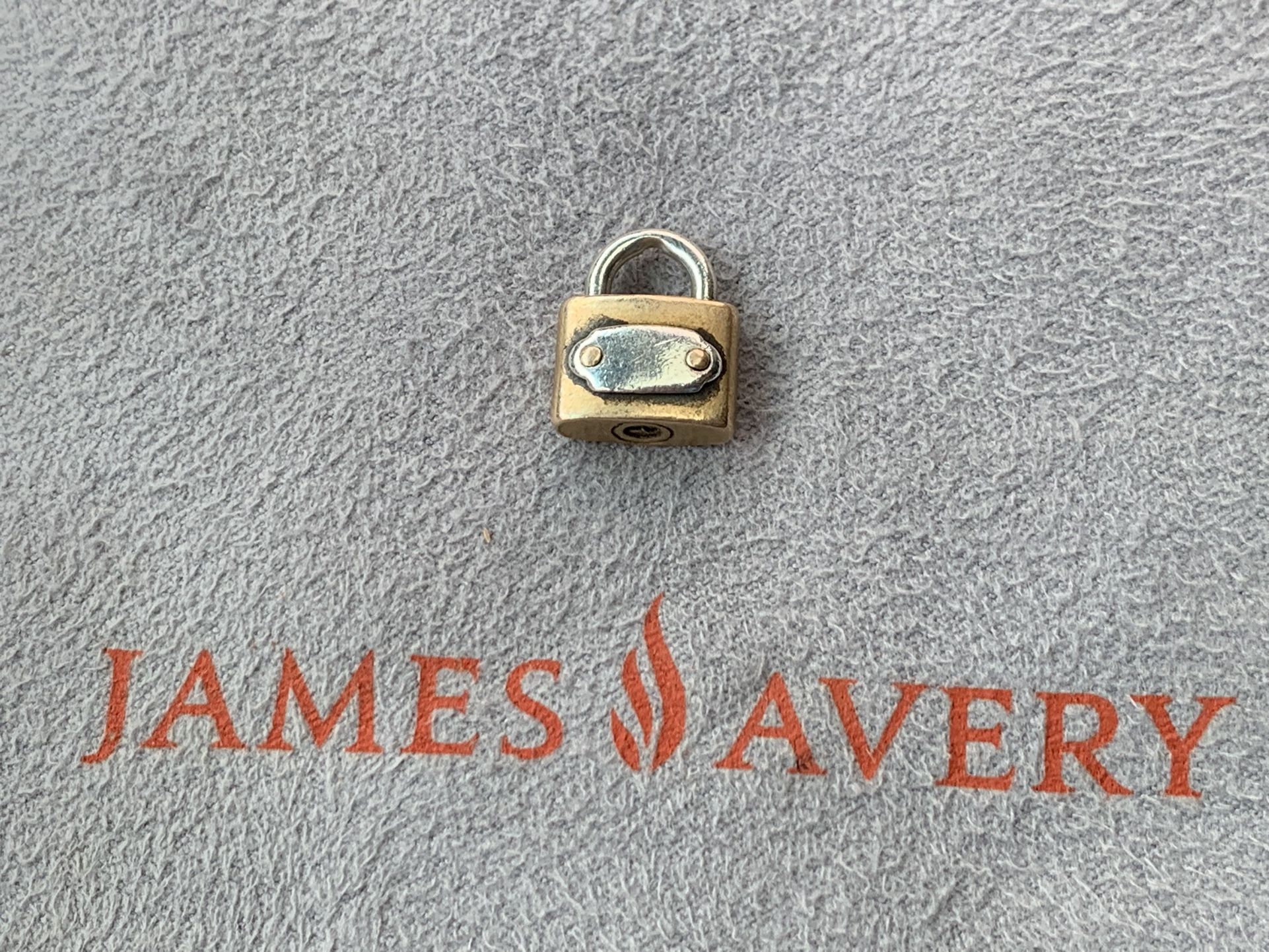 James Avery Retired Silver Bridge Lock Charm