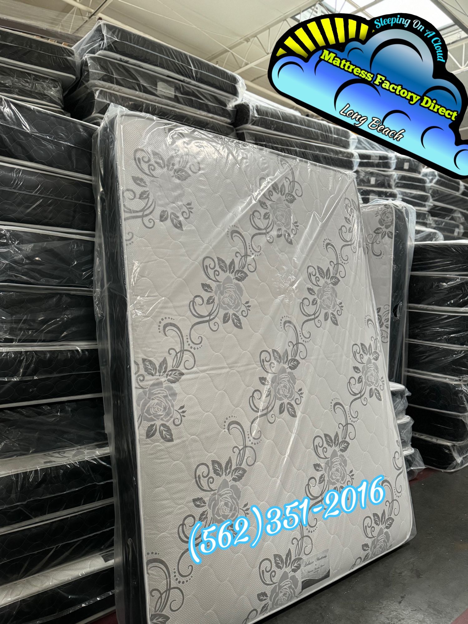 Queen Mattress And Boxspring Bed Set New Cama Colchon Y Tambor 