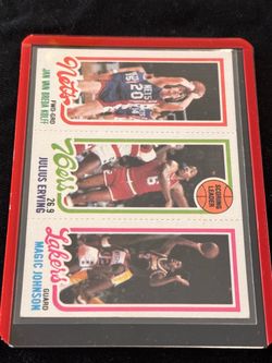 Topps 1980-81 Basketball Magic Johnson Julius Erving #139-174-162