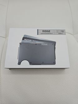 RIDGE Slim RFID Blocking Wallet + Money Clip - Gun Metal