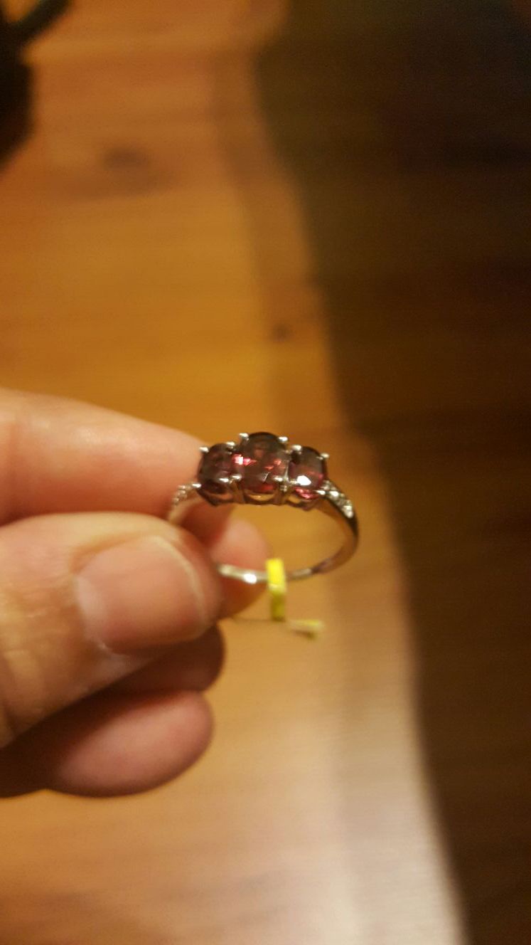 Orissa Rhodolite Garnet Ring