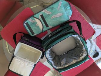 Set of three insulated containers! PackIt freezable lunch bags