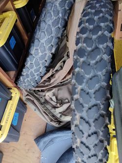 Used KLR motorcycle tires - free
