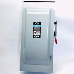 NEW SEALED SIEMENS GNF323R SAFETY DISCONNECT SWITCH 100 AMP 240 VAC 3P NEMA 3R
