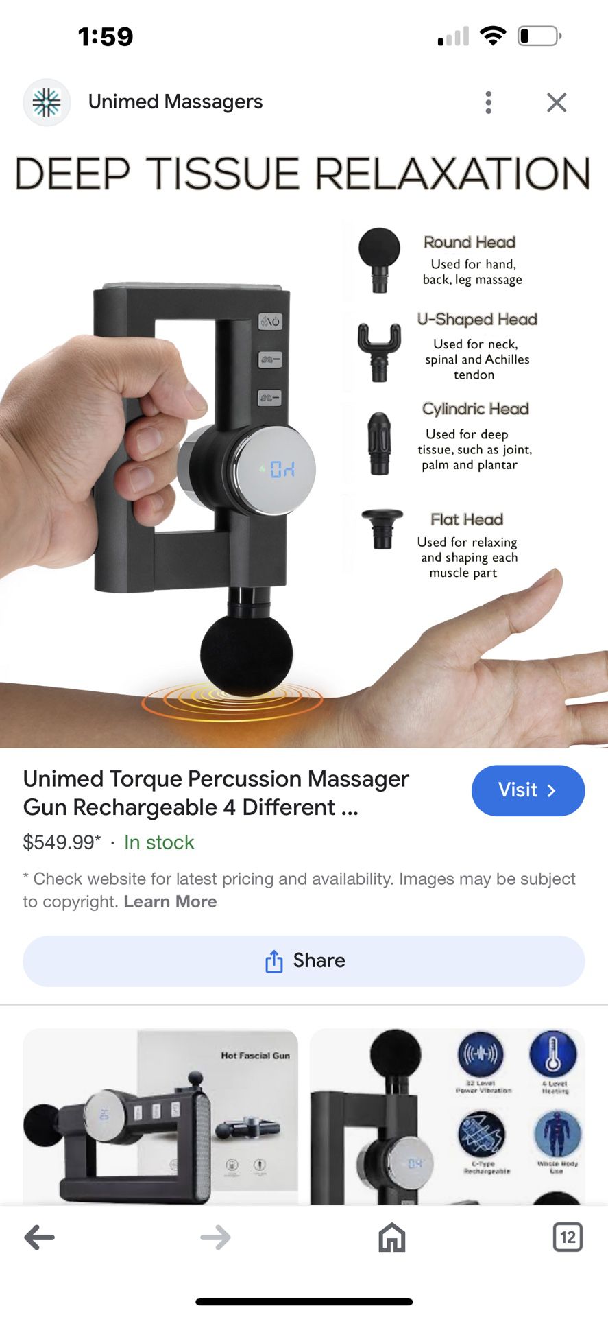 Unimed Percussion  Massager