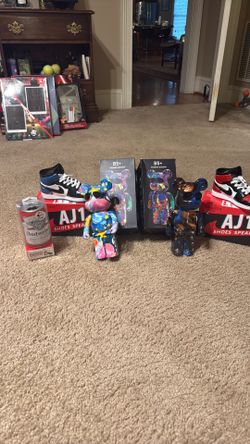 Nike shoe speaker, $20Bear speaker, $25