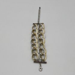 Vincero Gold and Silver Tone Dual Chain Bracelet