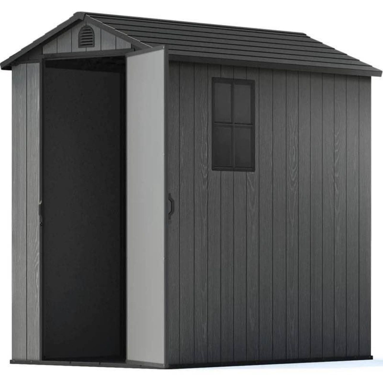 Patiowell 4x6 Plastic Storage Shed Pro（with floor)