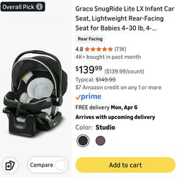 Snugride 35 Lite LX: CAR SEAT, BASE, & STROLLER