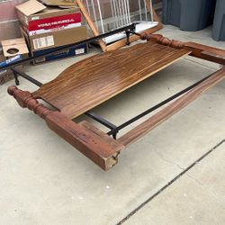 Full Size Bed Frame And Headboard. Free