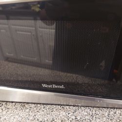 Stainless Microwave Works Excellent 