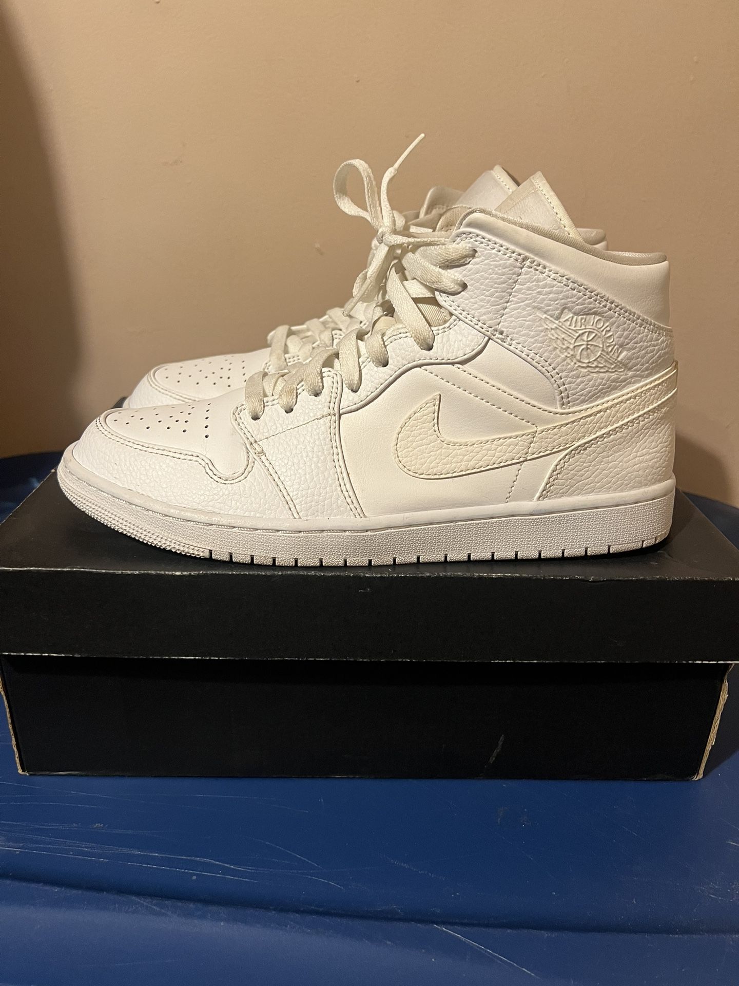 All White Jordan 1